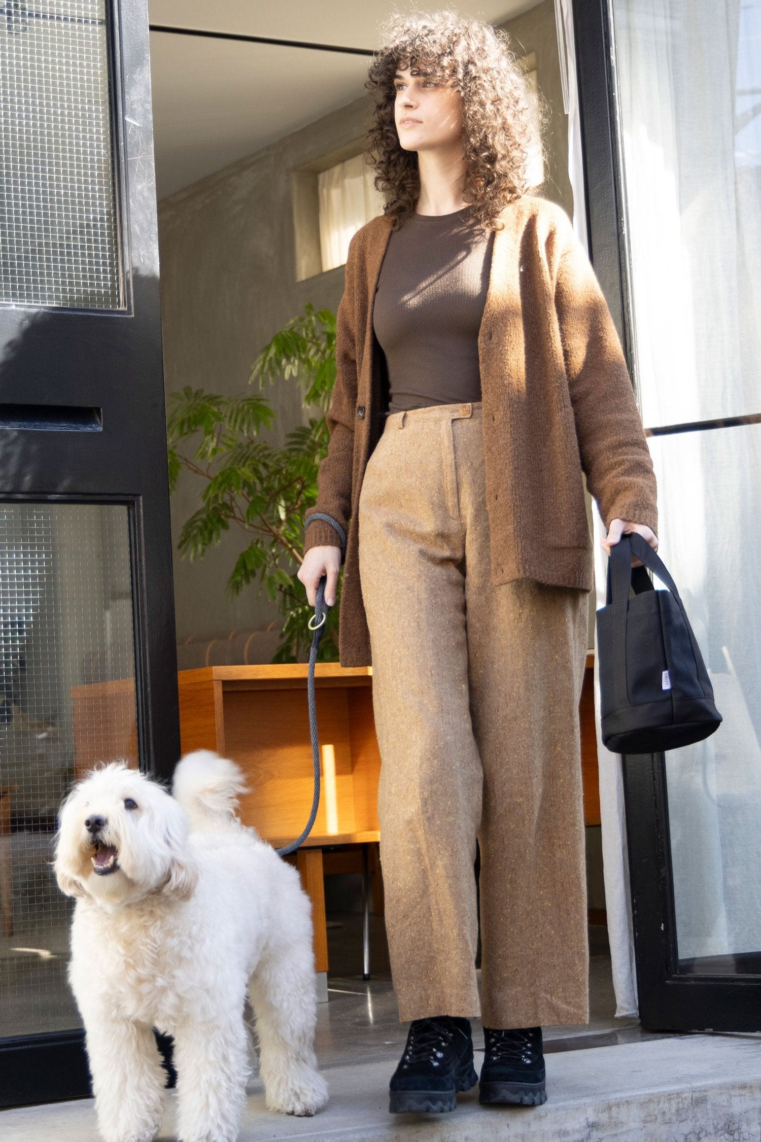 Dog Walking Bucket Bag